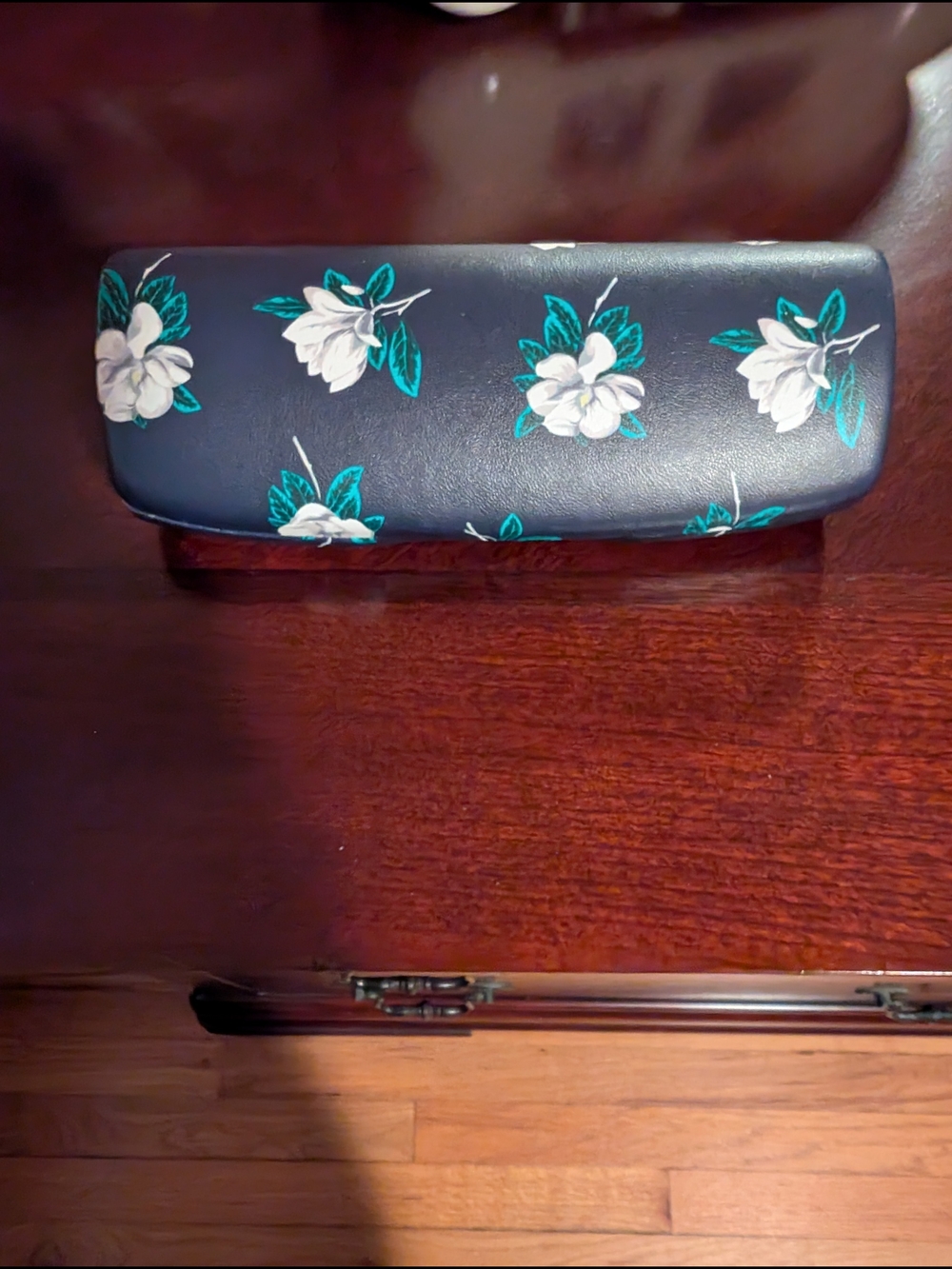 New Draper & James Floral Eyeglass Case